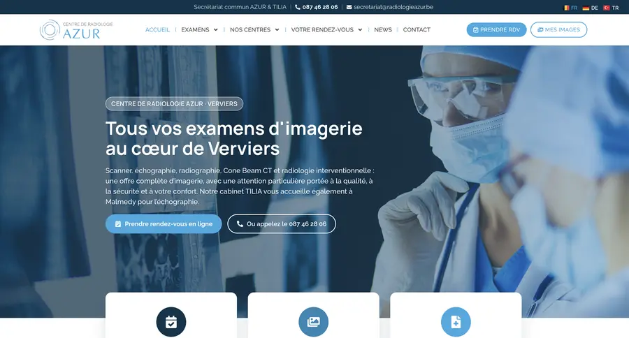 Site radiologieazur.be