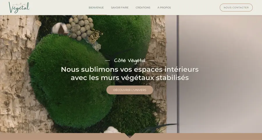 Site cote-vegetal.com